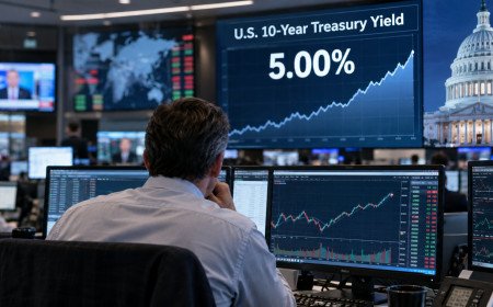 10-Year Treasury Yield Hits 5%: What It Means for Mortgages, Savings, Bonds, and Stocks