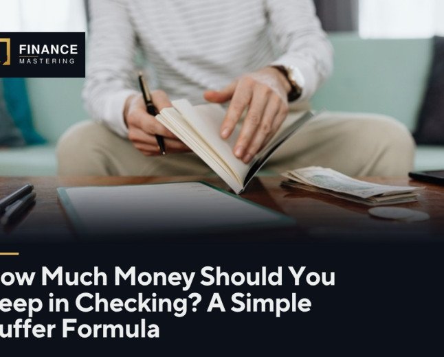 How Much Money Should You Keep in Checking? A Simple Buffer Formula